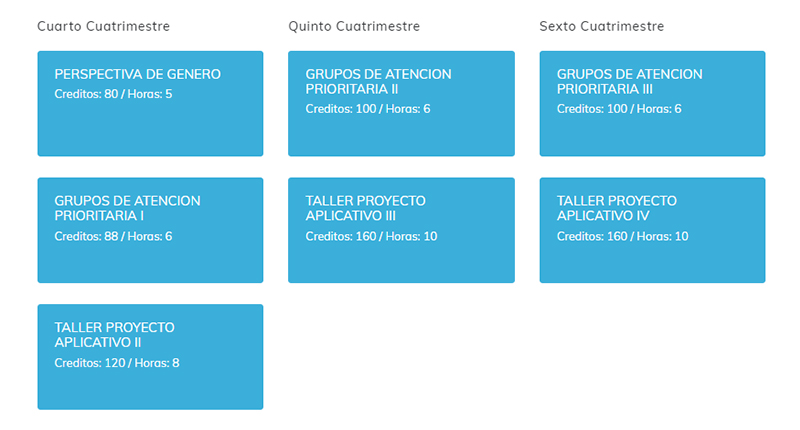 MAPA CURRICULAR GESTIÓN