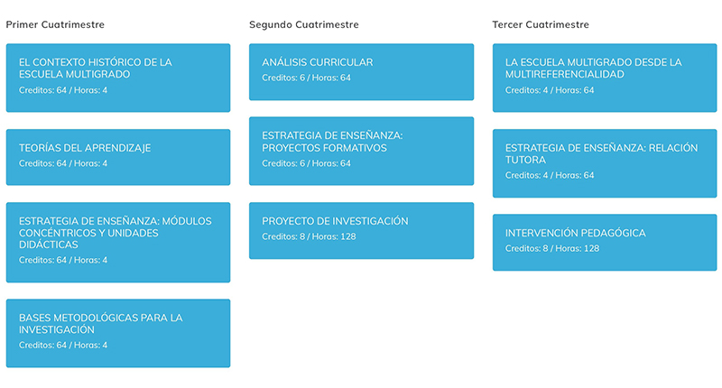 MAPA CURRICULAR GESTIÓN